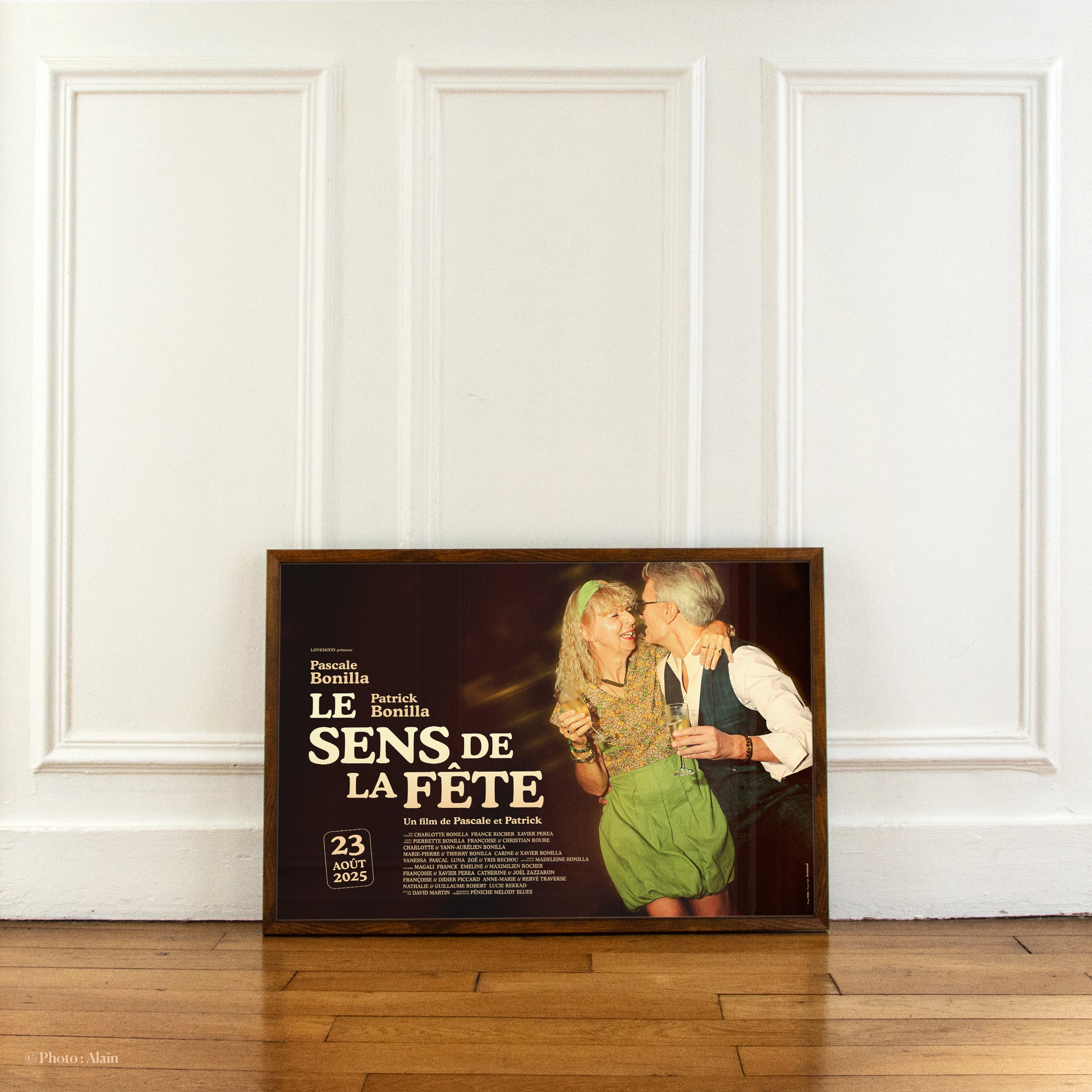 Affiche de film personnalisée La Délicate 40x60cm à l'horizontale - cadeau mariage anniversaire | Lovemood