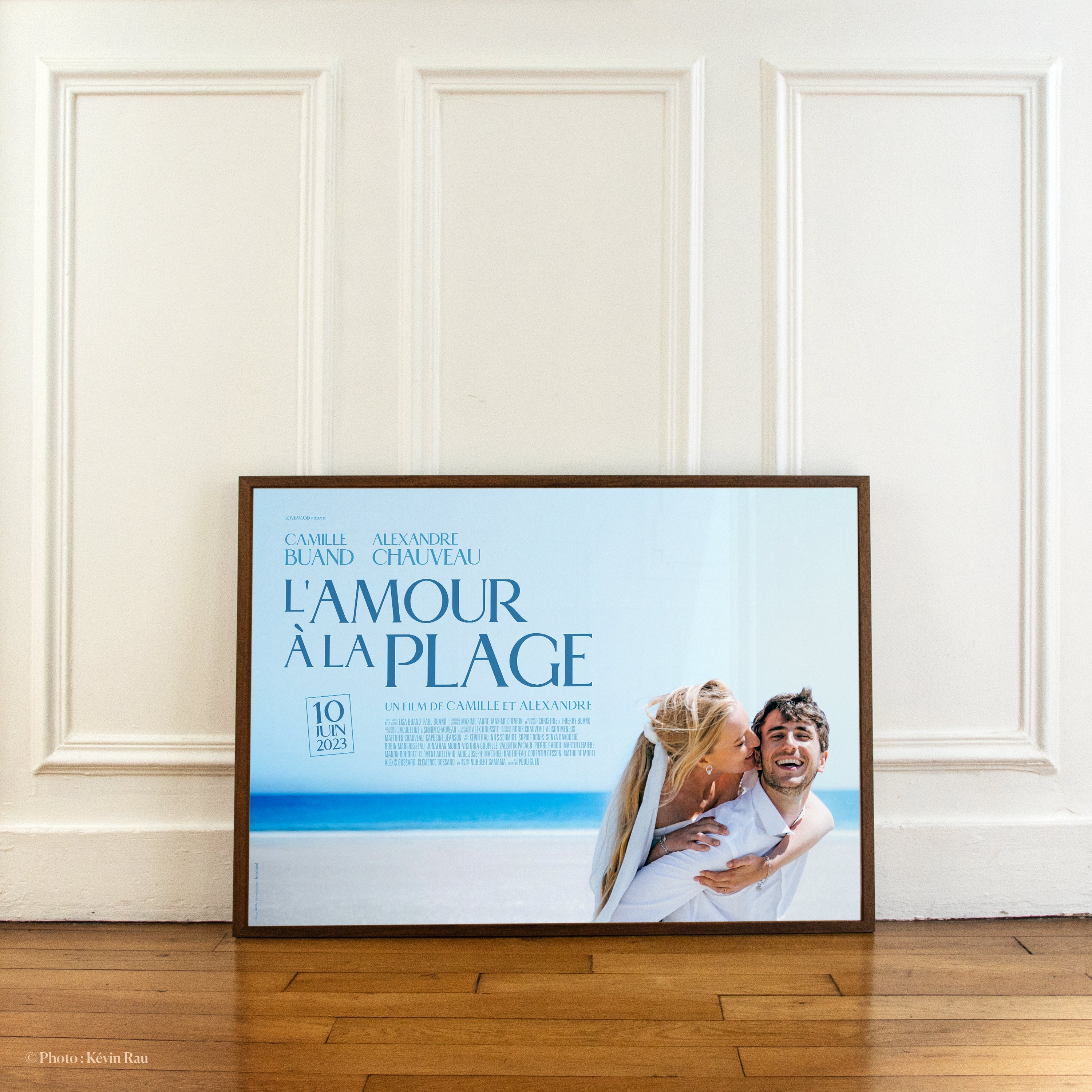 Affiche de film personnalisée La Magnifique 50x70cm à l'horizontale - cadeau mariage anniversaire | Lovemood