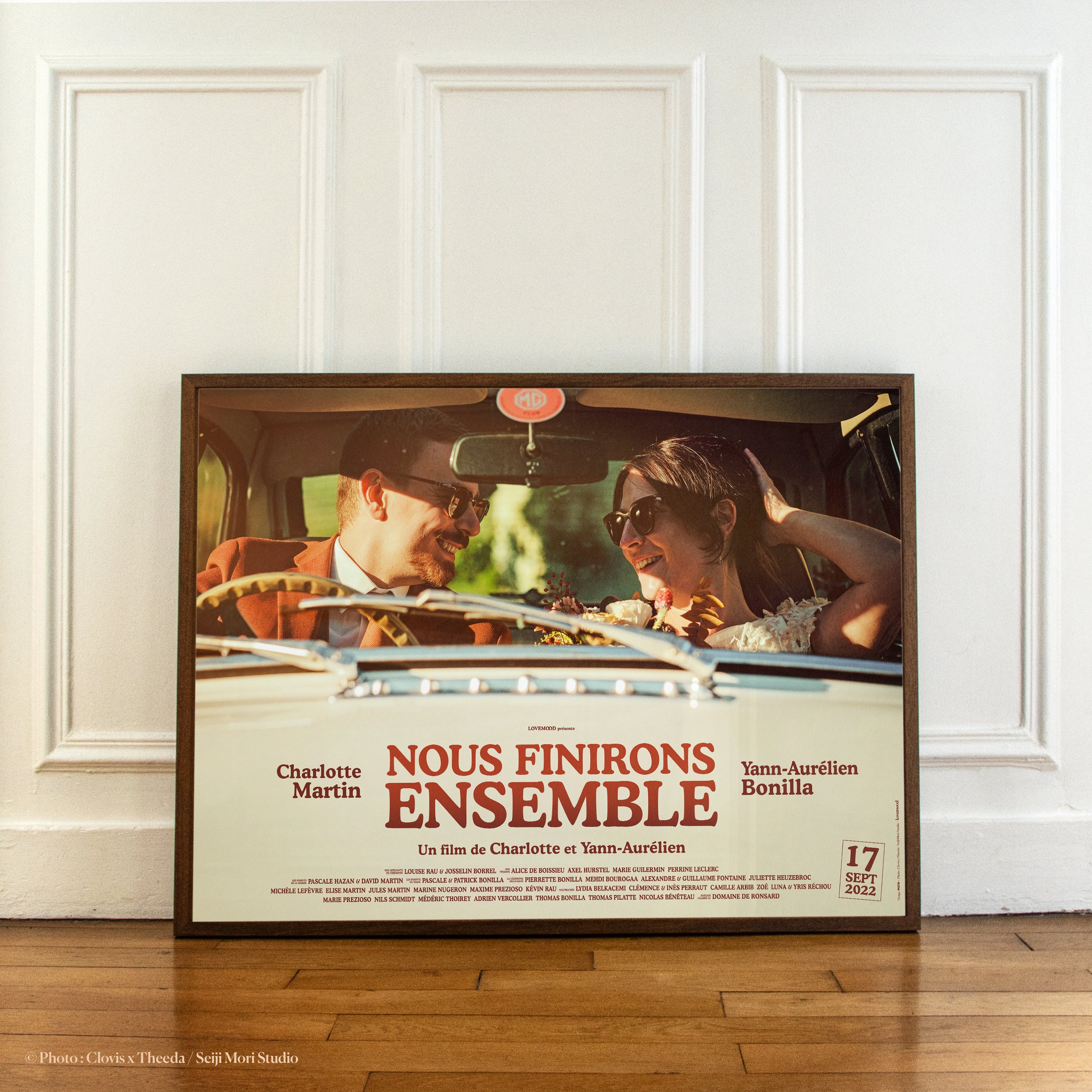 Affiche de film personnalisée La Grandiose 60x80cm format horizontal - cadeau mariage anniversaire | Lovemood