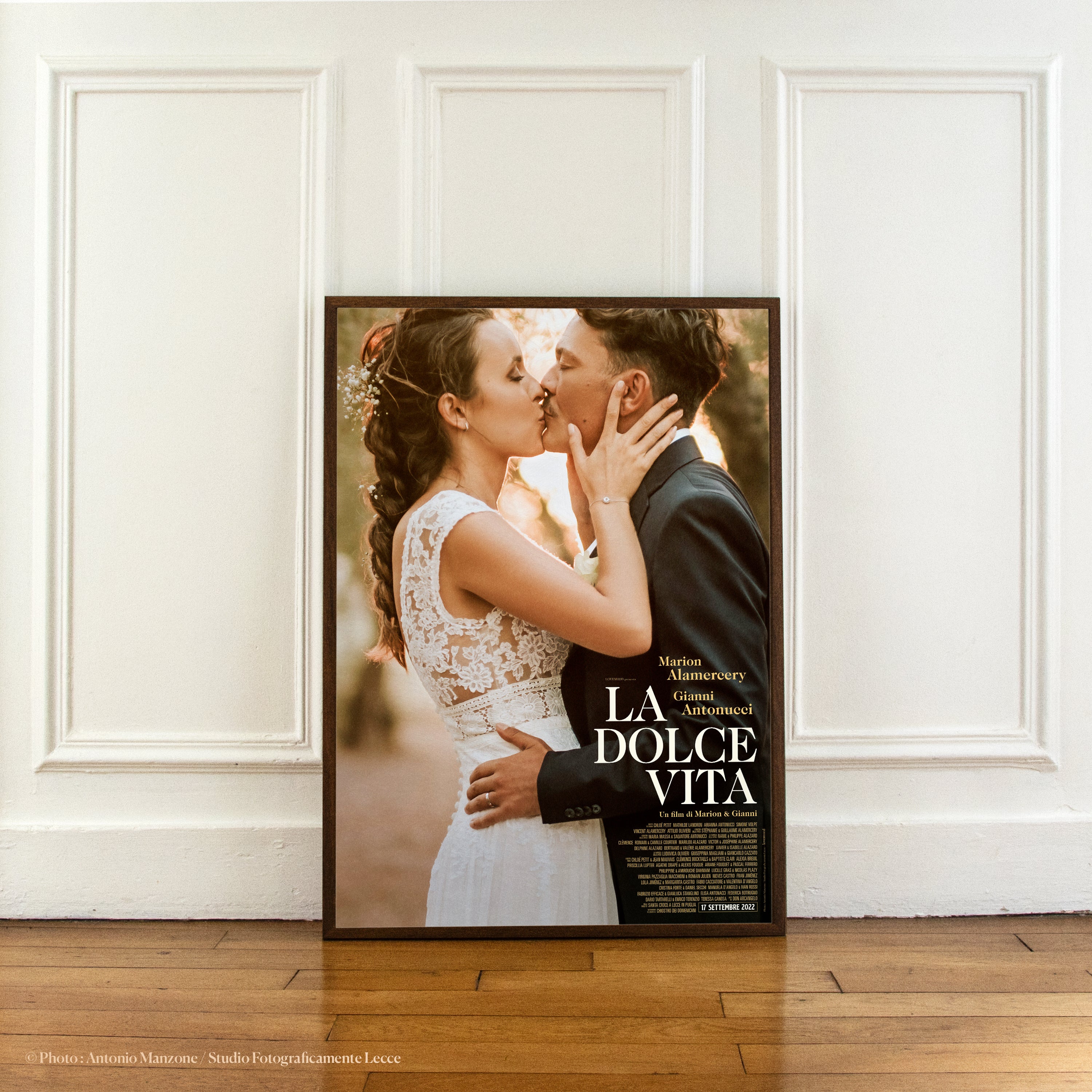 Affiche de film personnalisée La Magnifique 50x70cm - cadeau mariage anniversaire | Lovemood